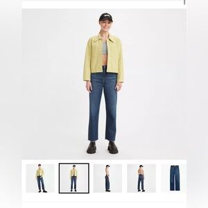 Levi’s Ribcage high rise straight jeans